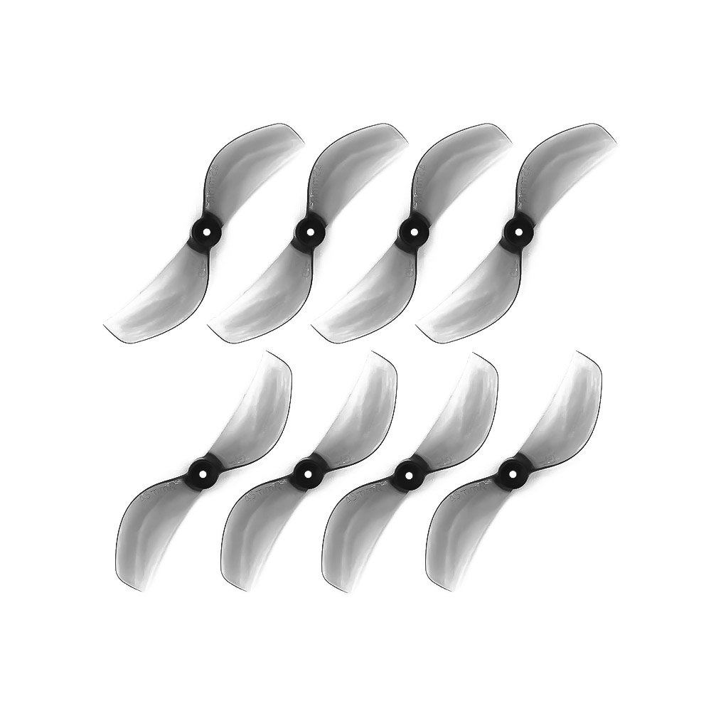 Gemfan 45mm 2-Blade Polycarbonate Propeller (Set of 8) - 1.5mm
