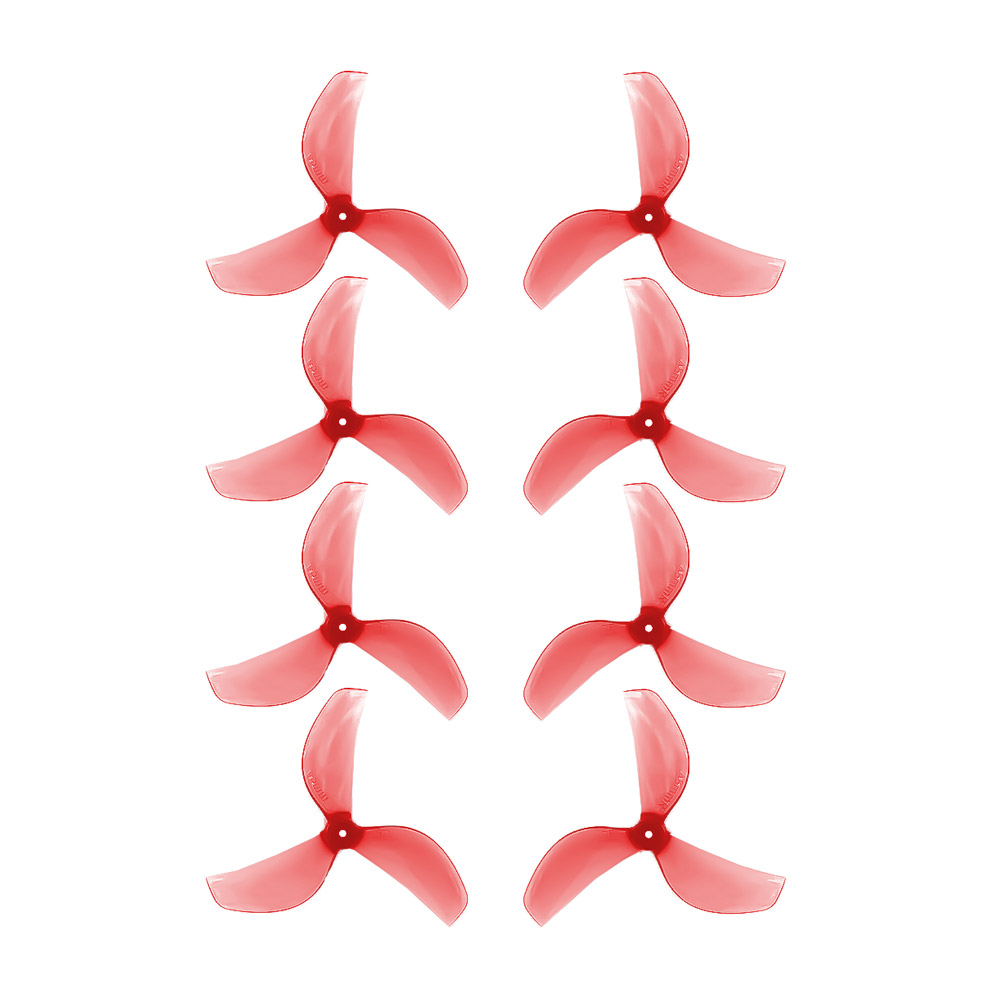 Gemfan 45mm 3-Blade Polycarbonate Propeller (Set of 8) - 1.5mm