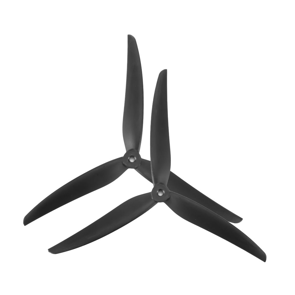Gemfan 8040-3 8 Zoll 3-Blatt Propeller Schwarz (1CW+1CCW)