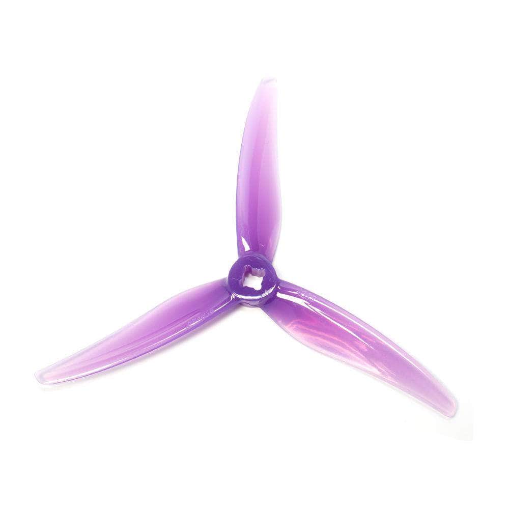Gemfan Hurricane 4525 Tri-Blade 4.5" Prop 4 Pack - Clear Gray