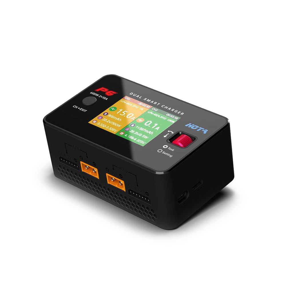 HOTA P6 600W 15A 1-6S DC Smart Charger