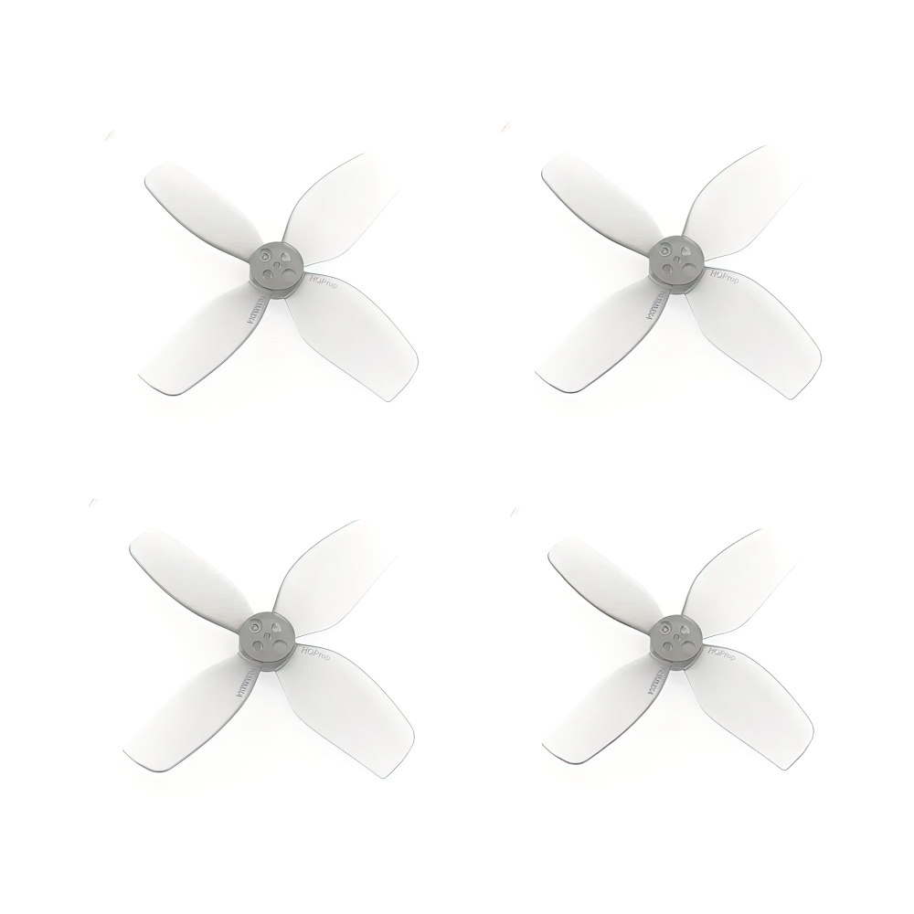 HQProp DT63MMX4 4-Blade Propeller (Set of 4) -  Light Gray