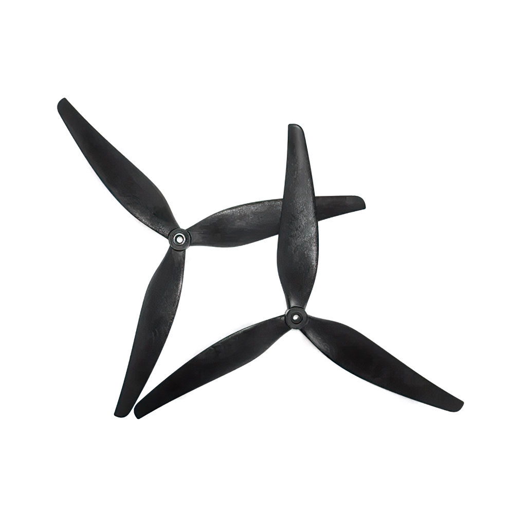 HQProp MacroQuad 12x7.5x3 3-Blade Propeller (Set of 2) - Black