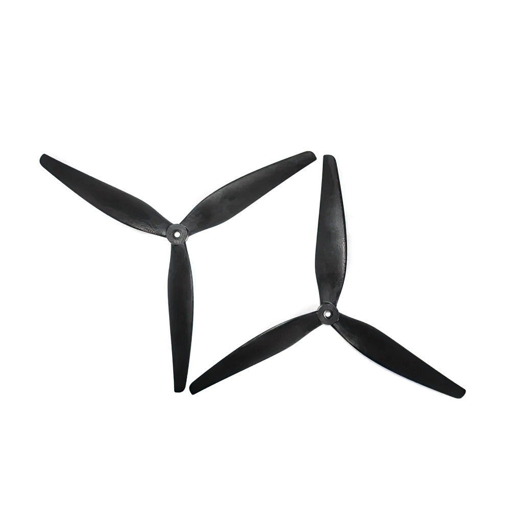 HQProp X-Class 13x12x3 V2 3-Blade Propeller (Set of 2) - Black