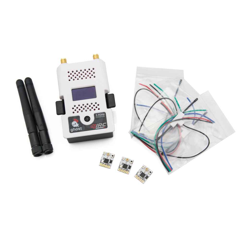 その他 Ghost Protocol: Mainframe EA RF ImmersionRC Ghost 2.4Ghz Combo Kit (1x TX, 3x RX, 3x Antennas)