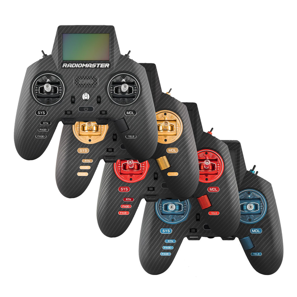 RADIOMASTER ZORRO ELRS 4-in-1 コントローラー RadioMaster Zorro Max Radio Controller - 4-in-1 Multi / ELRS 2.4Ghz