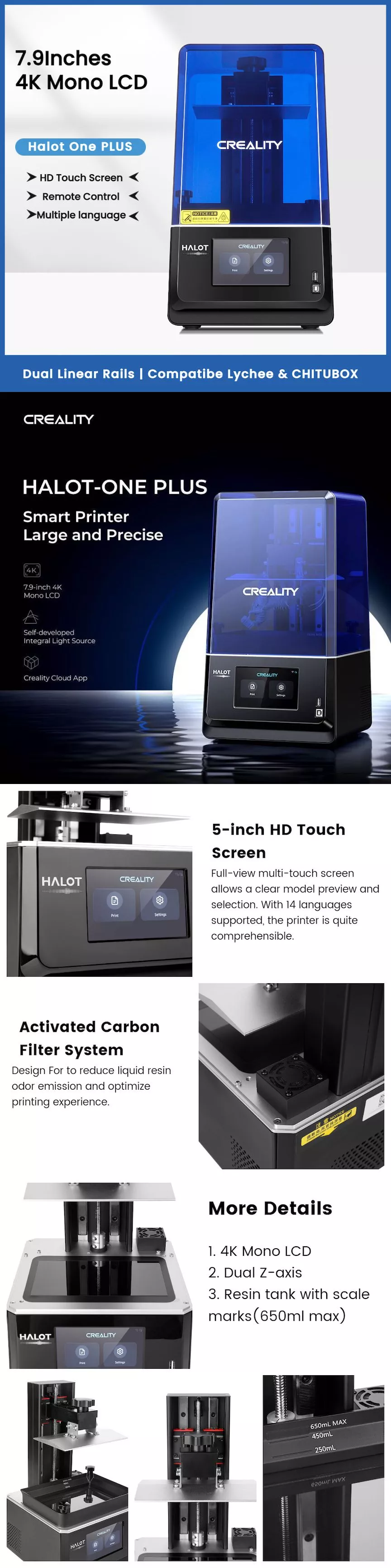 Creality3D CL79 Halot One Plus 3D Printer