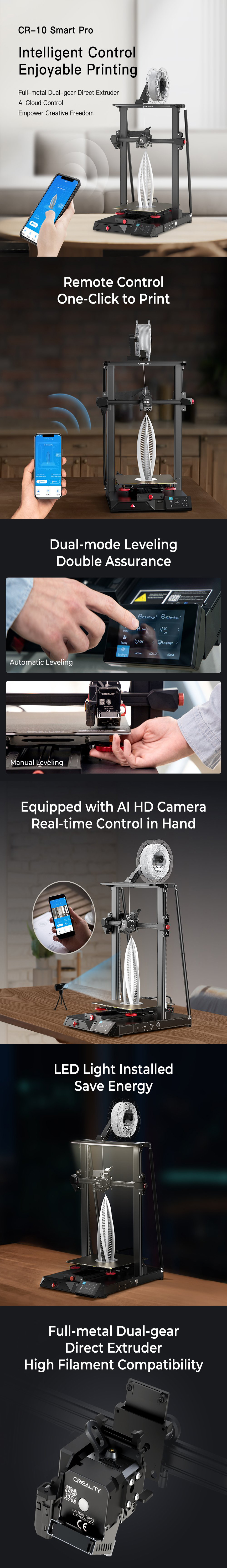 Creality3D CR-10 Smart Pro 3D Printer