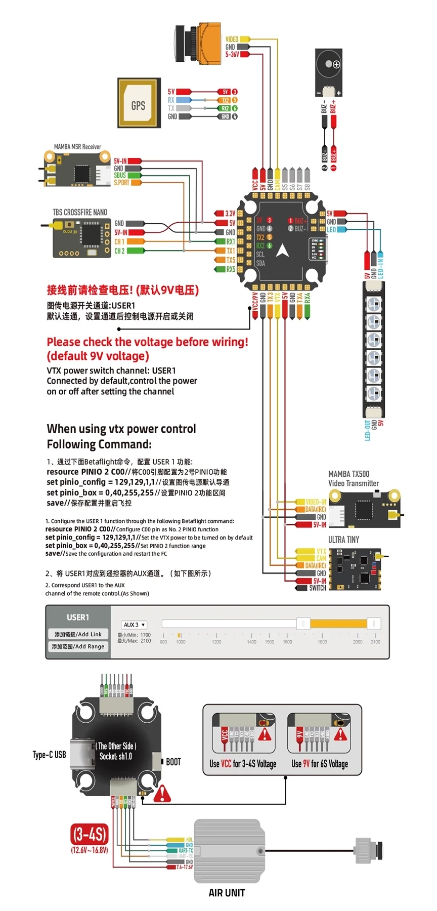 Diatone MAMBA MK4 F722 Mini Flight Controller (ICM42688P)