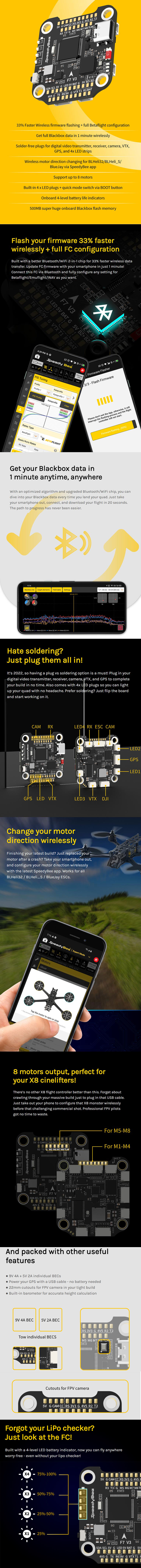 SpeedyBee F7 V3 Flight Controller
