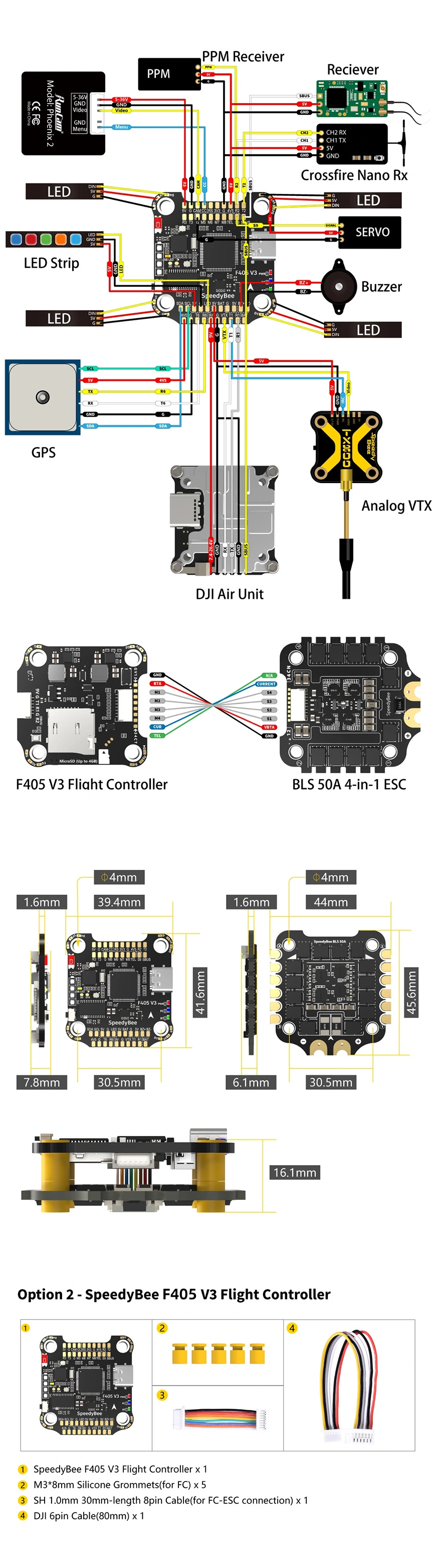 SpeedyBee F405 V3 Flight Controller 30x30