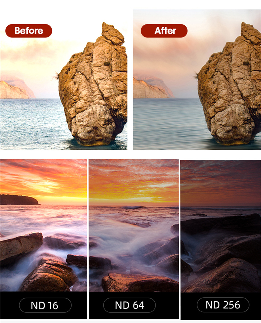 STARTRC ND Filter Kit for DJI Mini 3 Pro (ND16, ND64, ND256)