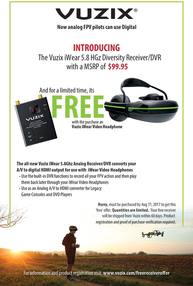 Vuzix Free Receiver Promotion