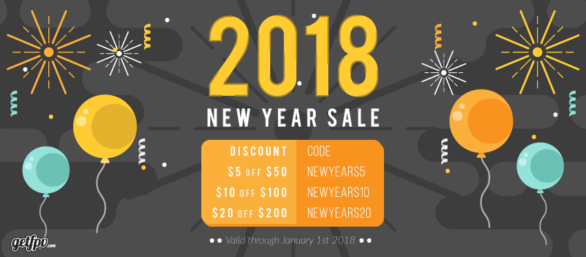 New Years Sale 2018