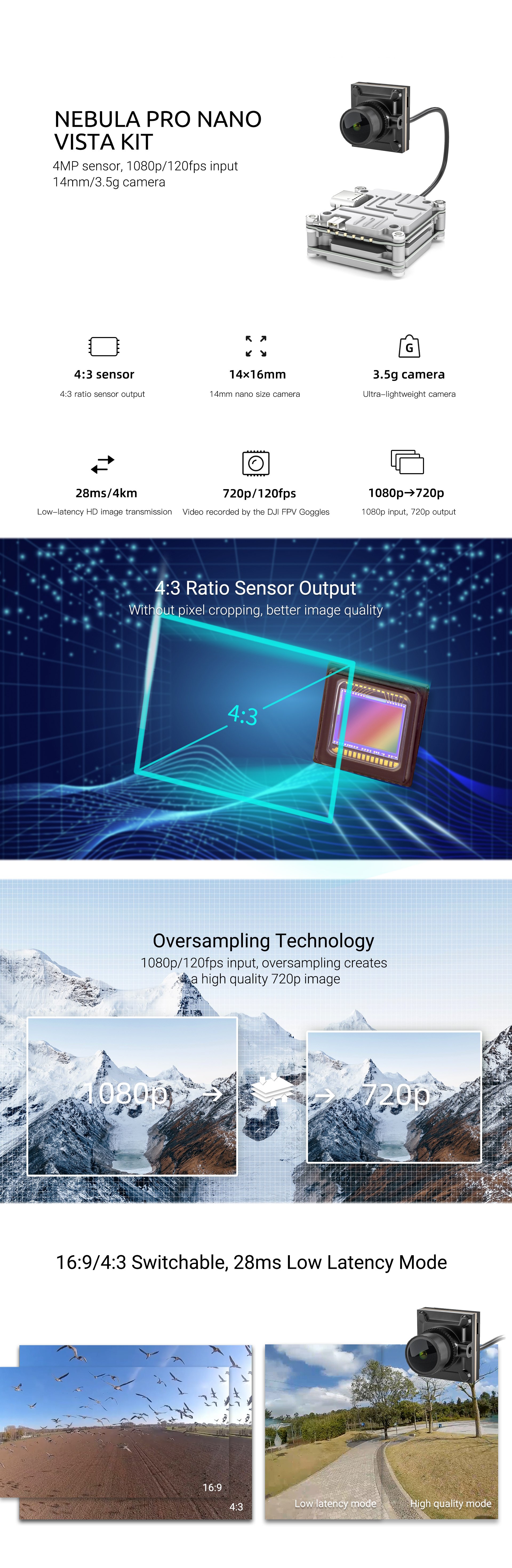 Caddx Nebula Pro Nano Vista Kit