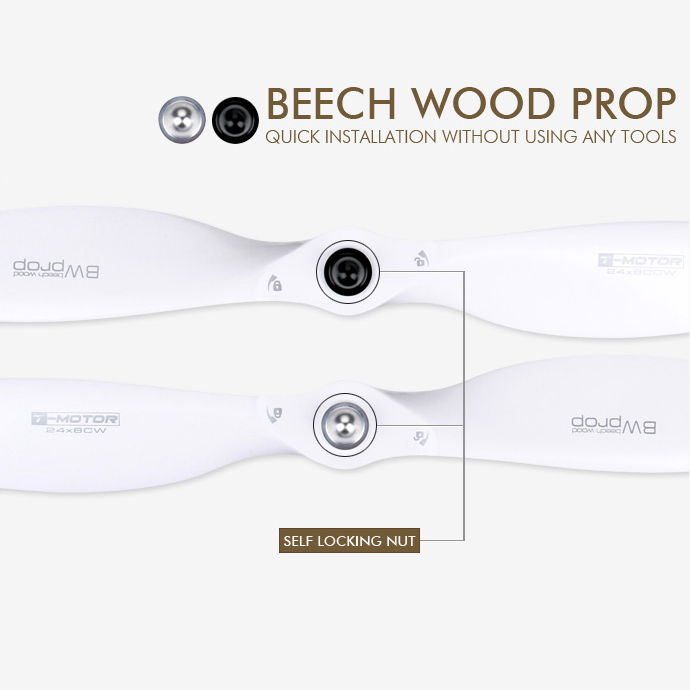 Self Tightening Props